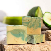 Load image into Gallery viewer, Honey & Cucumber Goat Milk Soap
