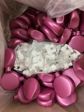 Load image into Gallery viewer, 6 oz Magenta Pearl Opaque HDPE Oval Watch Style Bottle