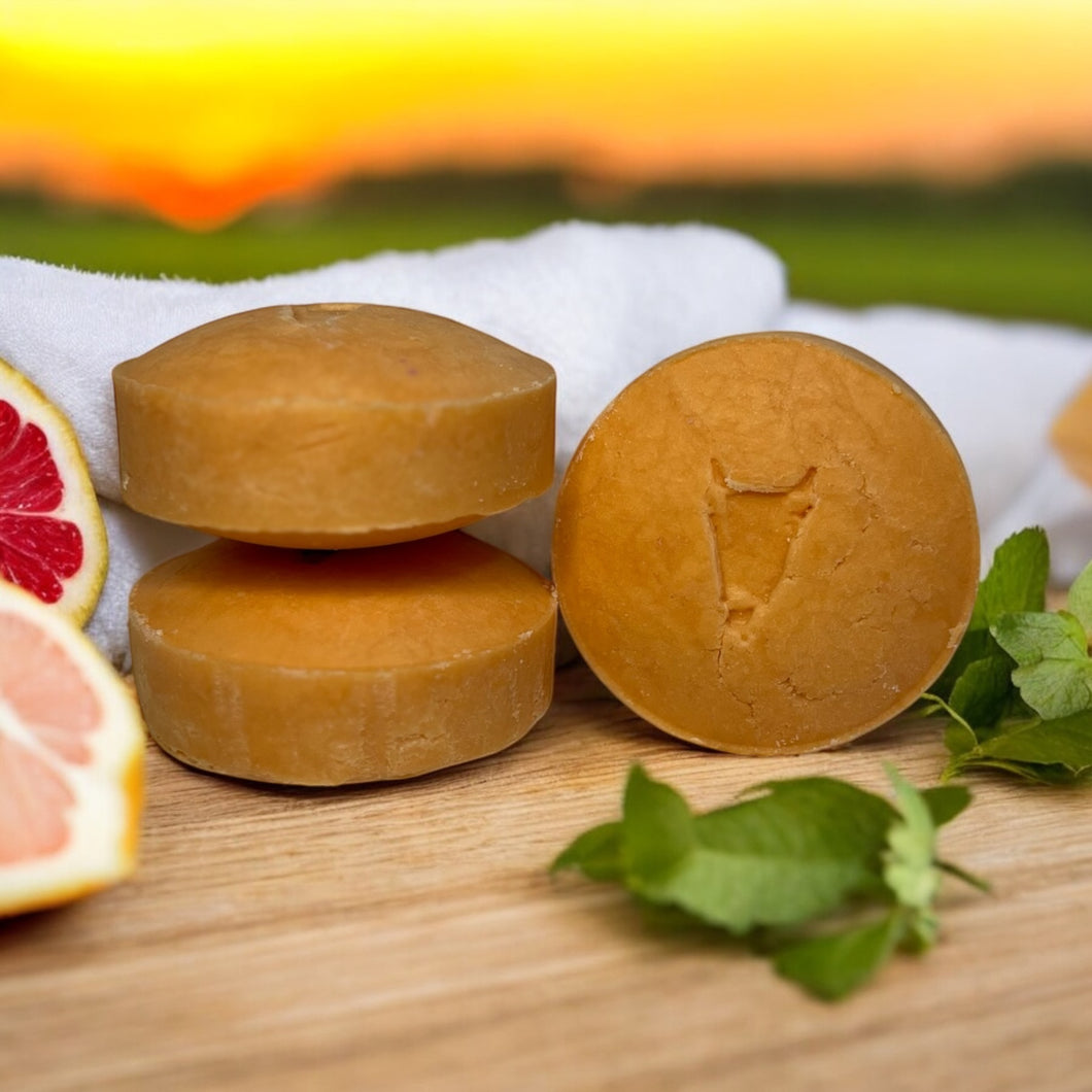 Grapefruit & Goat Milk Solid Shampoo Bar