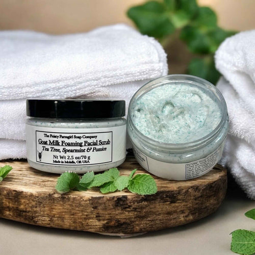 Goat Milk Foaming Facial Scrub