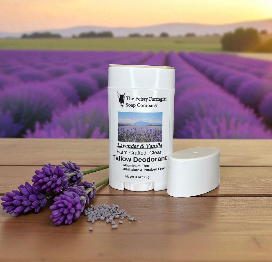Lavender & Vanilla Tallow Deodorant
