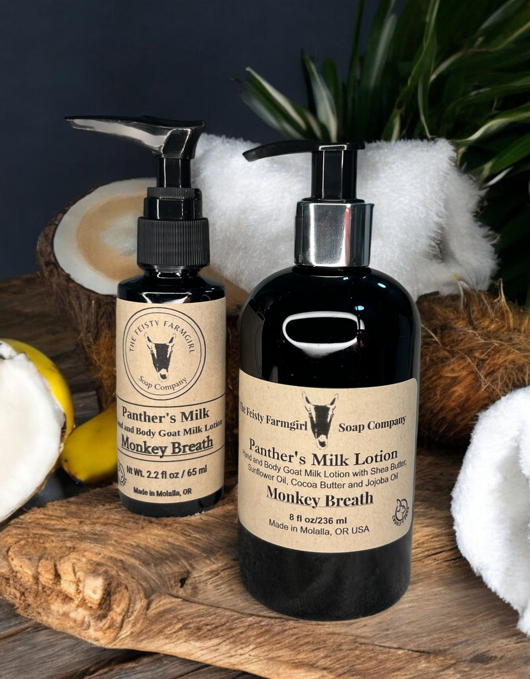 Monkey Breath Panther's Milk Hand and Body Goat Milk Lotion