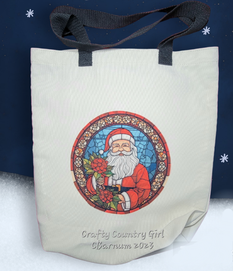 Medium Santa Tote-Shopping Bag