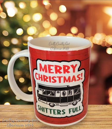 Shitters Full Red Mug