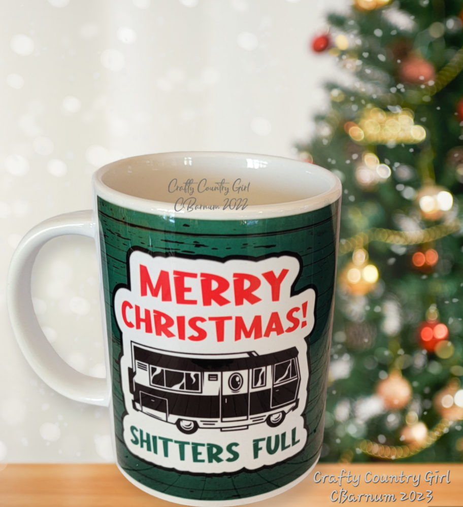 Shitters Full Green Mug