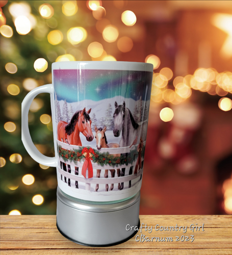 Winter Horses Mug